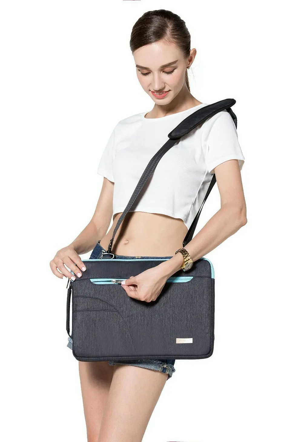 MOSISO ноутбук рукав ноутбук Shoulderbag портфель для Macbook Pro Air 11 12 13,3 14 15 дюймов Asus/acer/hp/Dell microsoft Surface