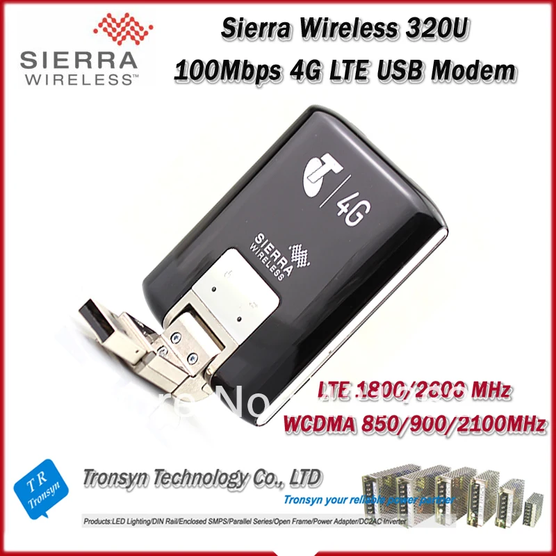 Бесплатная доставка оригинальный Разблокировать LTE FDD 100 Мбит Sierra Wireless AirCard 320U 4 г LTE usb-палки и 4 г usb модем