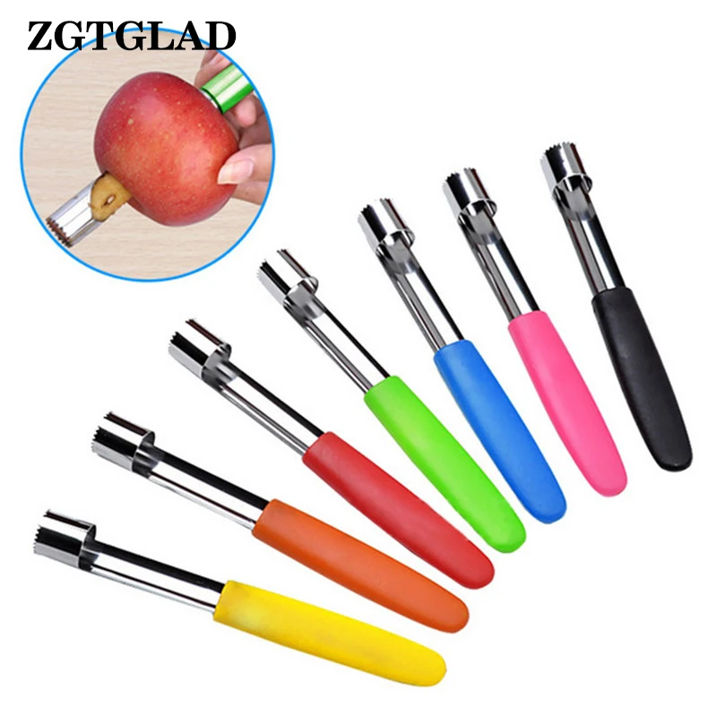 

ZGTGLAD 1Pcs Stainless Steel Twist Fruit Core Remover Fruit Apple Kitchen Gadgets Tools Random Color