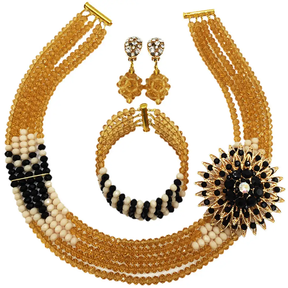 Champagne Gold Beige Black (2)