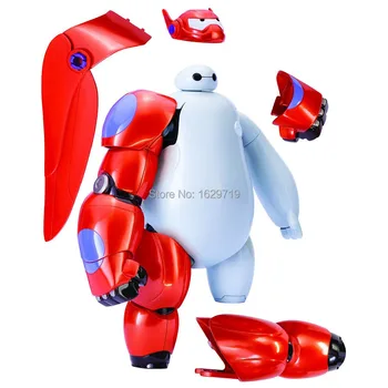 

Hot Sale Removable Armor Deformable Big Hero 6 2015 New Deformable Robot Baymax Children's Action Toy Figures Holiday Gift