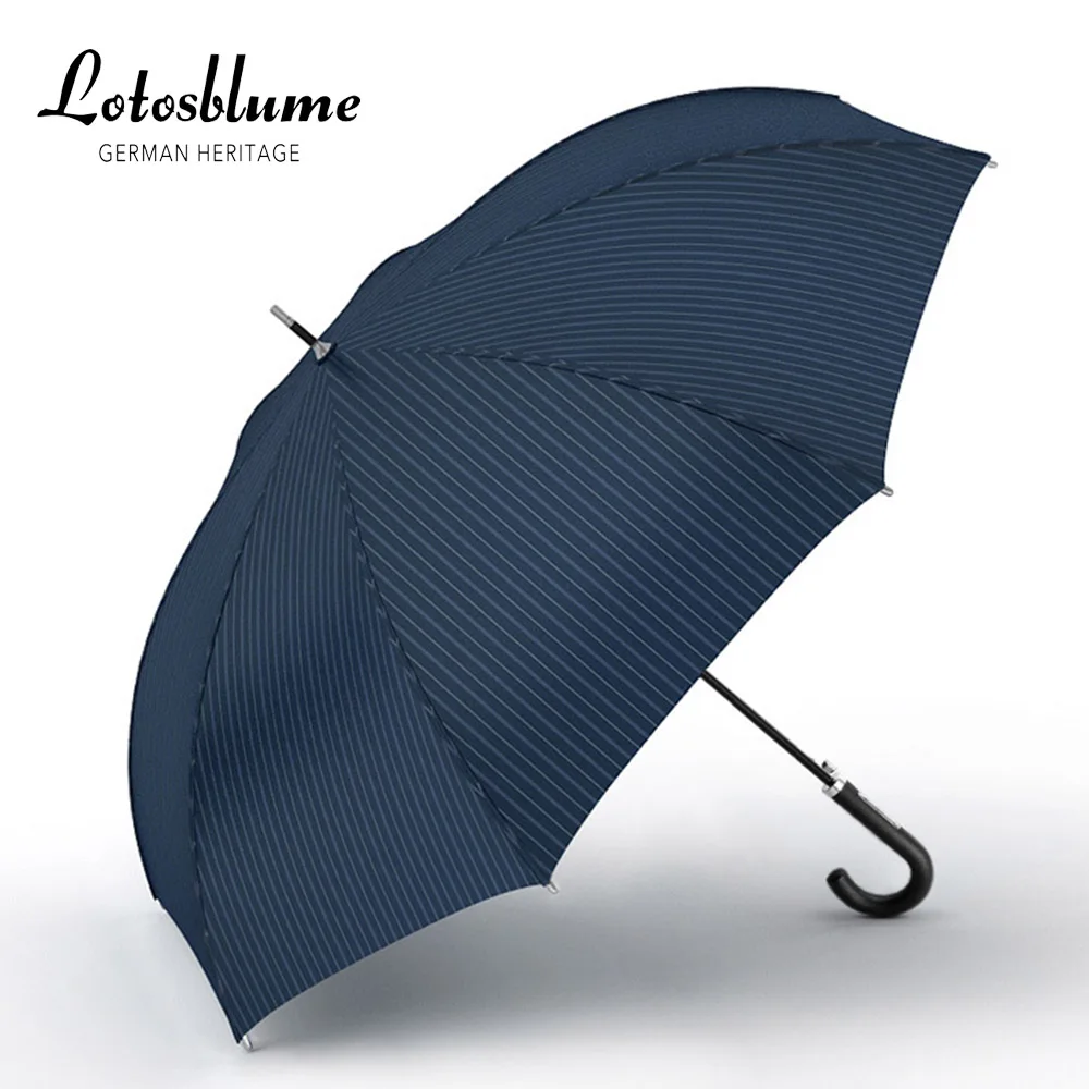 Lotosblume Long Umbrella Men Women Houndstooth Style Japanese Rain