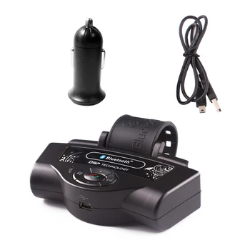 

50pcs Bluetooth smart phone adapter BT-8109B kit Fix on the steering wheel support Speakerphone FM Function