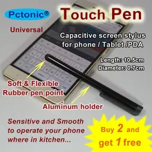 PCTONIC емкостный сенсорный экран Стилус КПК алюминиевый сенсорный карандаш чувствительный для iphone xiaomi huawei samsung