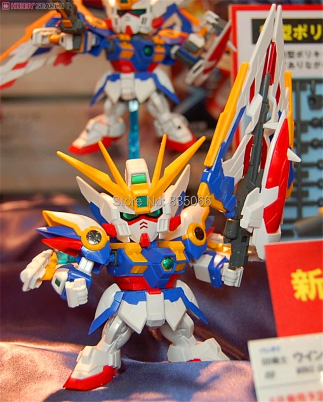 Японские Аниме фигурки Gundam SD BB 366 Крыло EW робот экшн пластиковые модели наборы