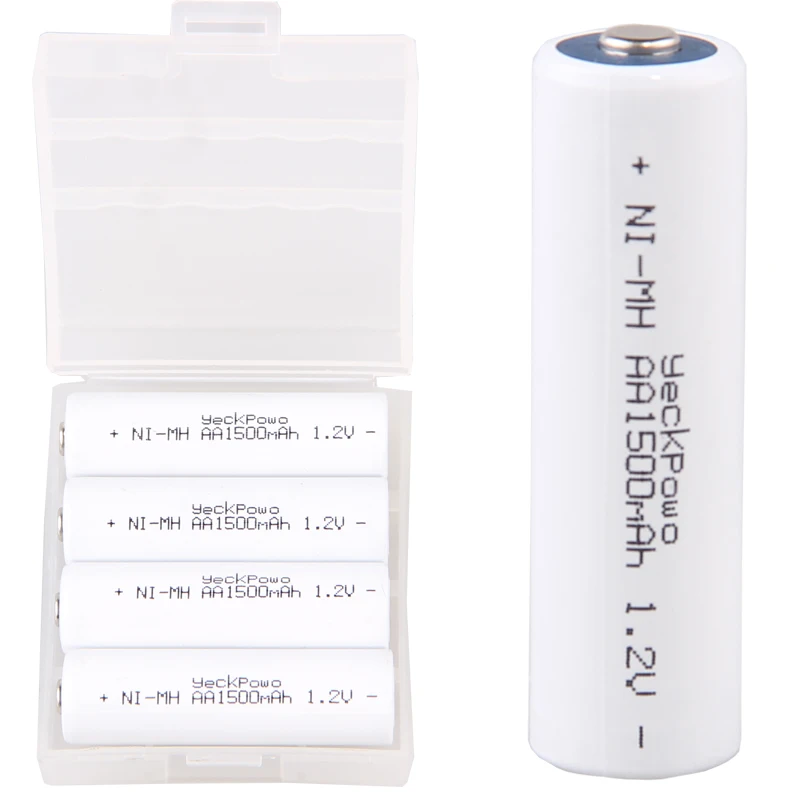 Самая низкая цена 9 шт AA батареи 1 2 v перезаряжаемые 1500mAh nimh для