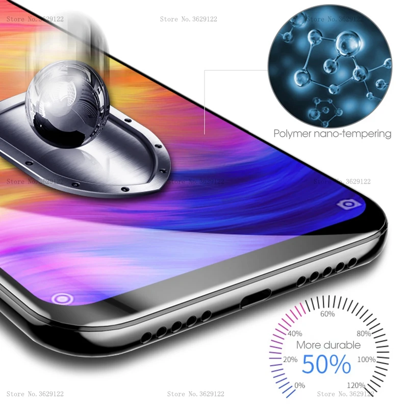 Закаленное стекло 9D для iphone X XS MAX XR Защитное iPhone 7 6s 6 8 Plus защита экрана с