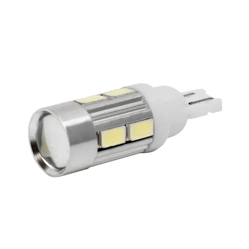 T10 194 192 921 супер яркий 10 SMD 5630 5730 светодиодный авто парковочная светильник W5W WY5W 501 автомобильная лампа для чтения Клин хвост боковые лампы DC12V