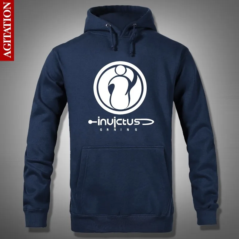 Winter Velvet Hoodies Hoody Anorak Dota Dota2 Invictus Gaming IG