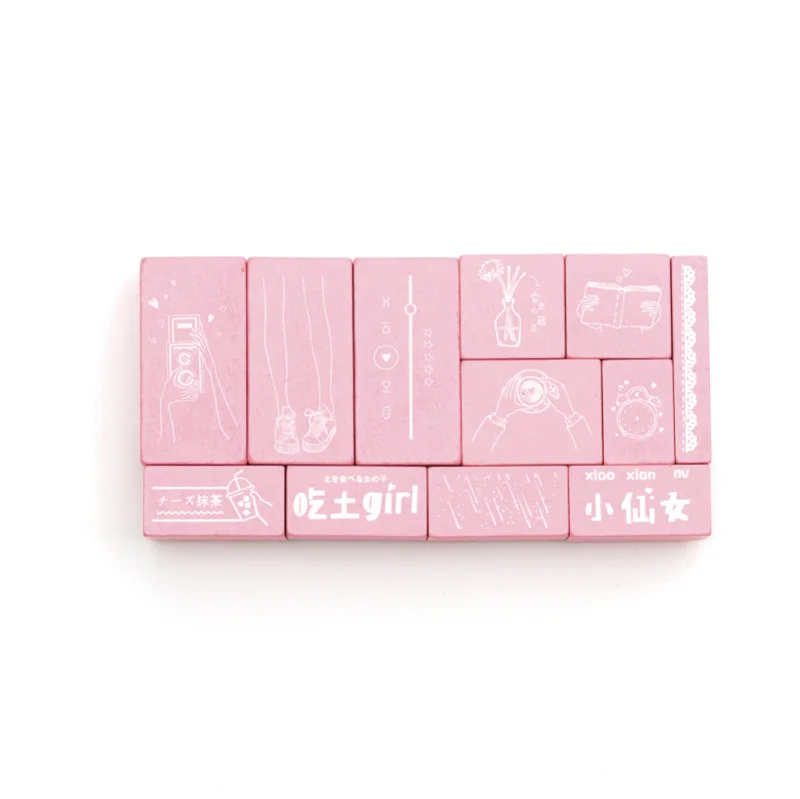 

Beautiful girl daily series wood stamp DIY craft wooden rubber stamps for scrapbooking stationery scrapbooking standard stamp