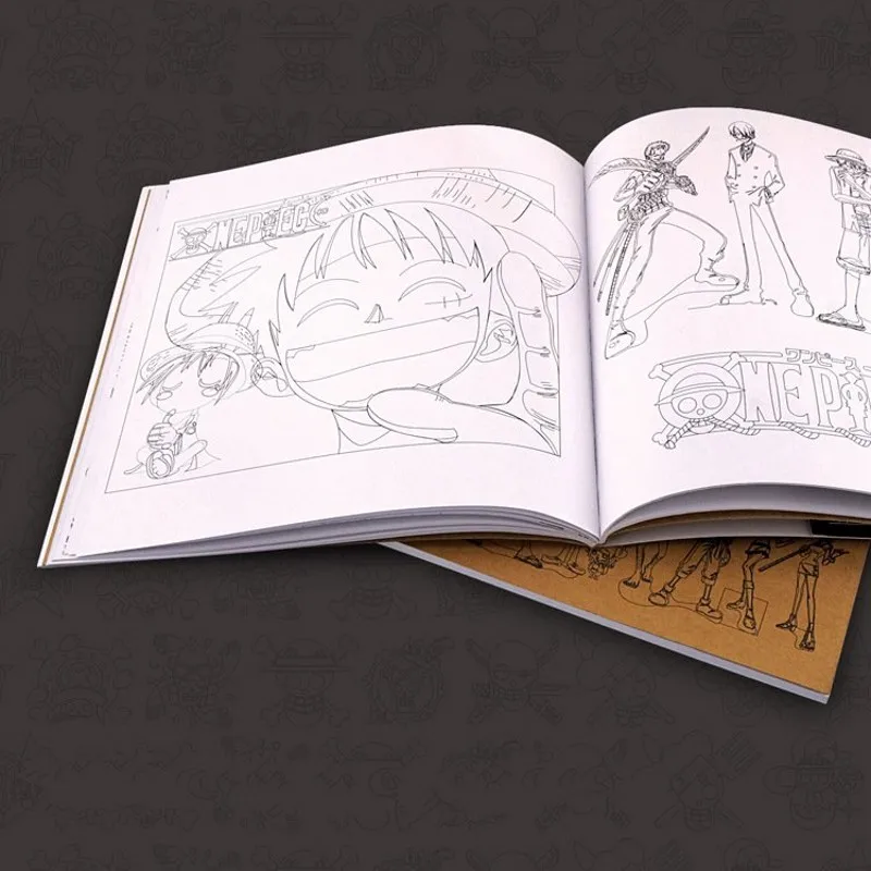 Hot One Piece Anime Colouring Book For Children Adult Antistress Graffiti Painting Drawing Coloring Books Libro Colorear Adulto Books For Children Coloring Bookcolouring Book Aliexpress