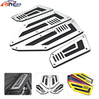 

for YAMAHA TMAX530 2012 - 2016 Motorcycle CNC Front and Rear Motorblke Footboard Steps Foot Pegs Plate one sert TMAX 530 T-MAX