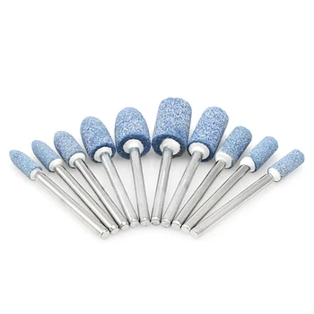 

10Pcs Rotary Tool Abrasive Stone Points Electric Grinding Polishing Head Wheel