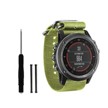 26 мм нейлоновый ремешок с 5 кольцами часы ремешок для Garmin Fenix 5X/3/Fenix 3 HR Смарт браслеты для наручных часов с инструментами