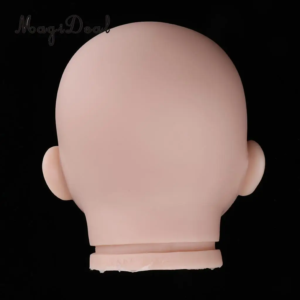20inch Vinyl Unpainted Reborn Boy Doll Head Mold Kits Newborn Baby Doll DIY Making #3