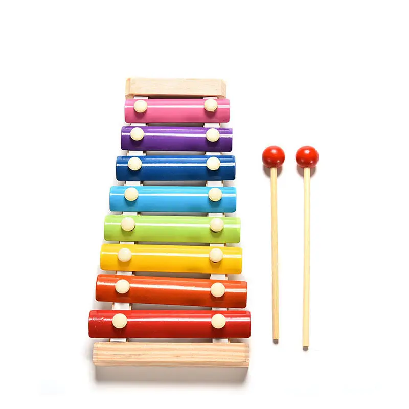 Развивающие и Развивающие деревянные детские музыкальные игрушки Wisdom Juguetes 8-Note музыкальный инструмент