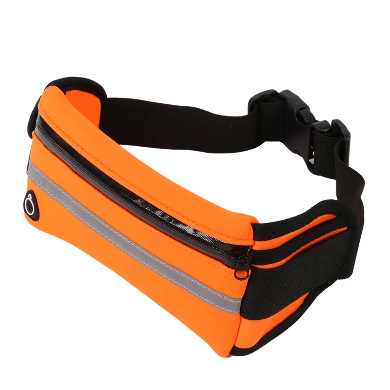 Новая уличная Беговая Водонепроницаемая поясная сумка держатель для мобильного телефона пояс для бега сумка для живота Женская сумка для зала фитнеса женские спортивные аксессуары - Цвет: orange