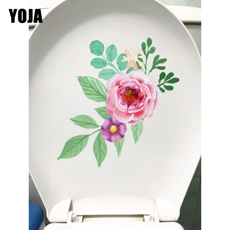 YOJA 20 8*13 см ручная роспись зеленые листья и цветы наклейки на стены комнаты декор