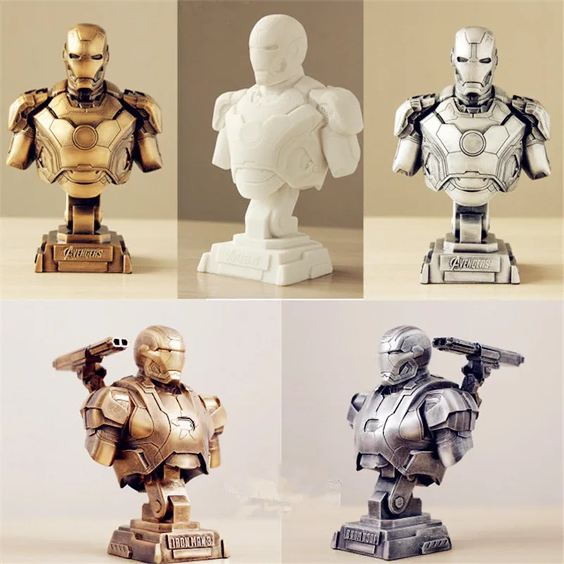 

Avengers:Infinity War 1/4 MK43 MK7 Iron Man War Machine Bust PVC Action Figure Model Toy G1144