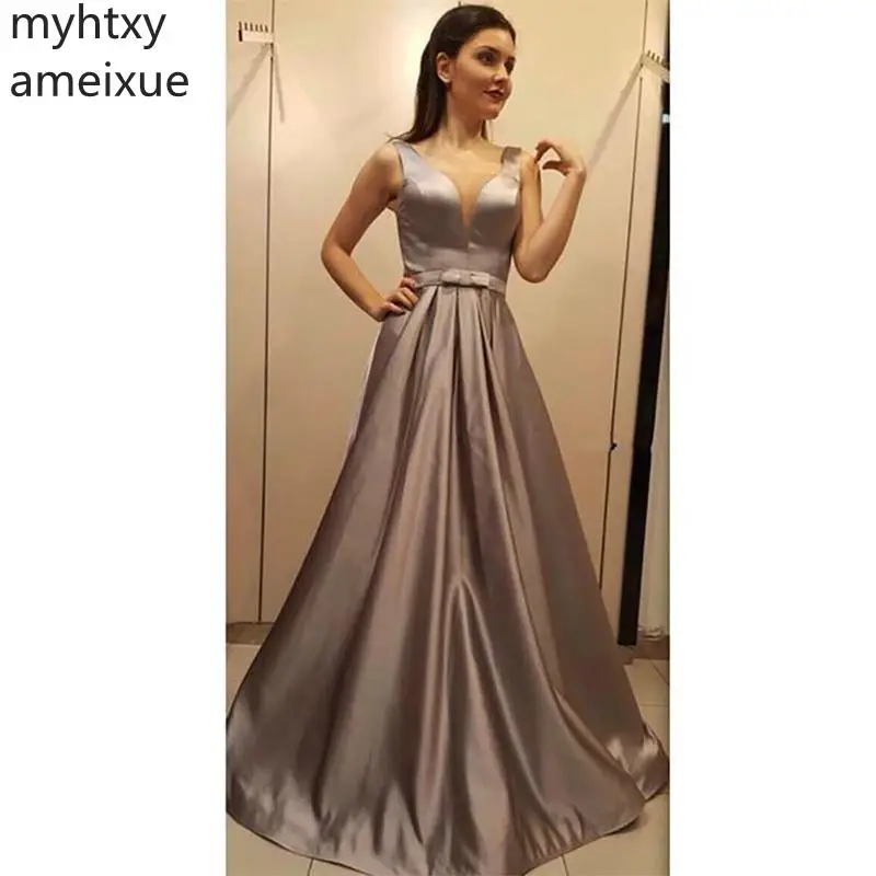 

Женское вечернее платье до пола, простое недорогое ТРАПЕЦИЕВИДНОЕ платье без рукавов, длинное плиссированное платье по индивидуальному за...