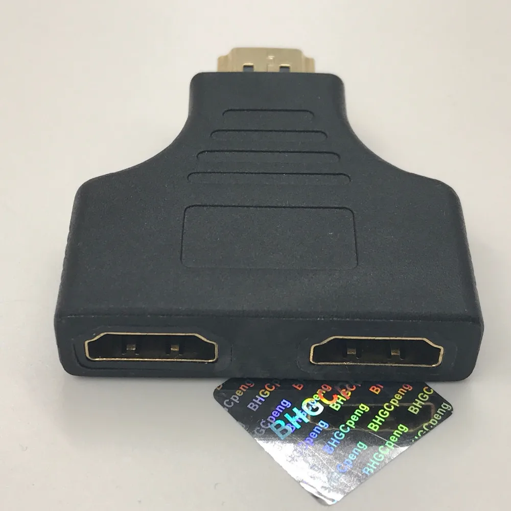 HDMI Штекерный двойной женский адаптер позолоченный 1 4 Joiner коннектор Высокое
