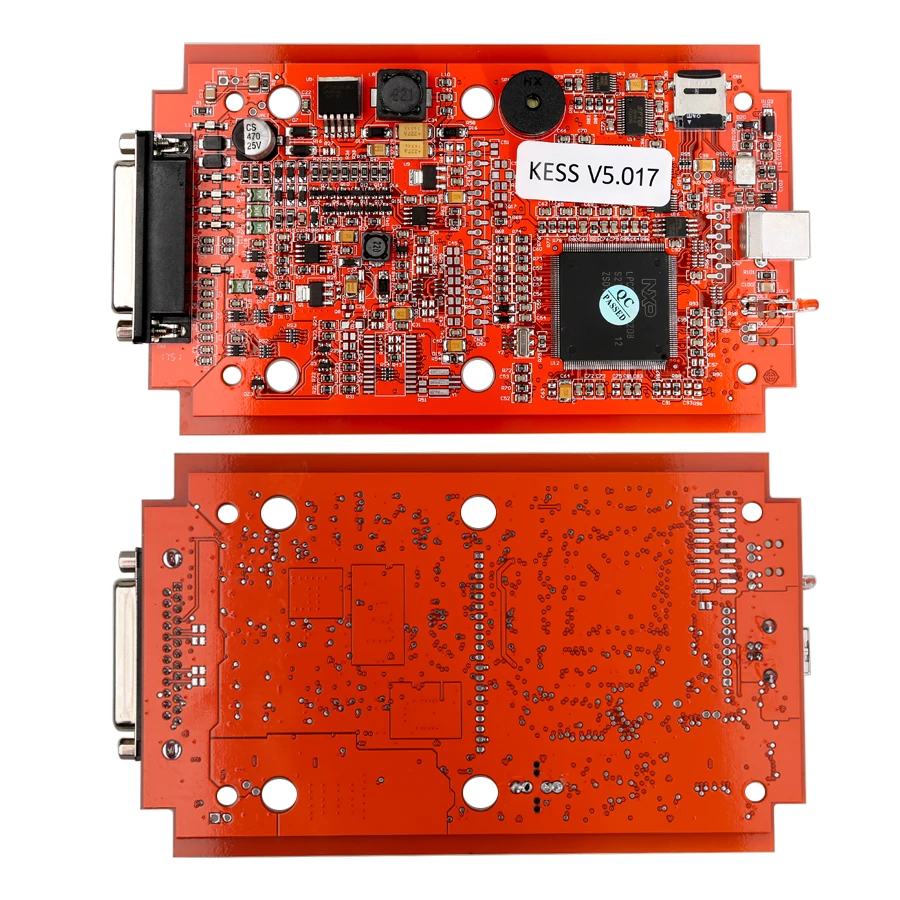 Новейший V2.47 KESS V2 V5.017 OBD2 менеджер ЕС Онлайн Красный PCB ECU программирование 4LED KTAG V2.25 7,020 Mater версия BDM зонд 22 шт