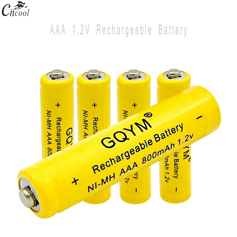 1.2V Ni MH AAA Rechargeable Battery 7 Rechargeable 800mAh 3A Neutral