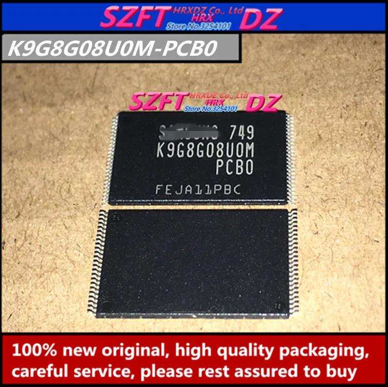 SZFTHRXDZ 100% Новый оригинальный 1 шт. 2 5 K9G8G08U0M-PCB0 TSSOP48 K9G8G08U0M-PCBO | Обустройство дома