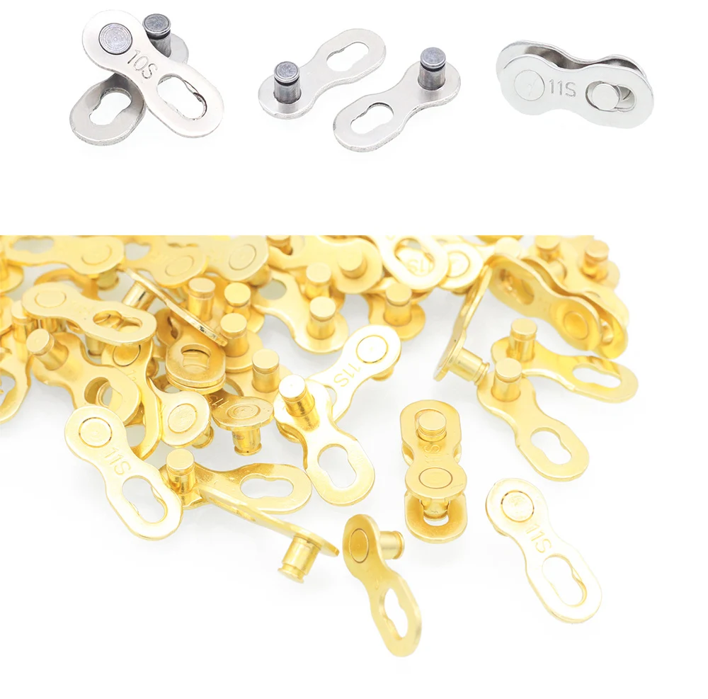 Cheap MTB Road Bike Chain Connector Silver Gold 6/7/8 9 10 11 24/27/30 Speed Bicycle Quick Master Chain Pin Chain Buckle Link Joint 2 Cheap MTB Road Bike Chain Connector Silver Gold 6/7/8 9 10 11 24/27/30 Speed Bicycle Quick Master Chain Pin Chain Buckle Link Joint 2