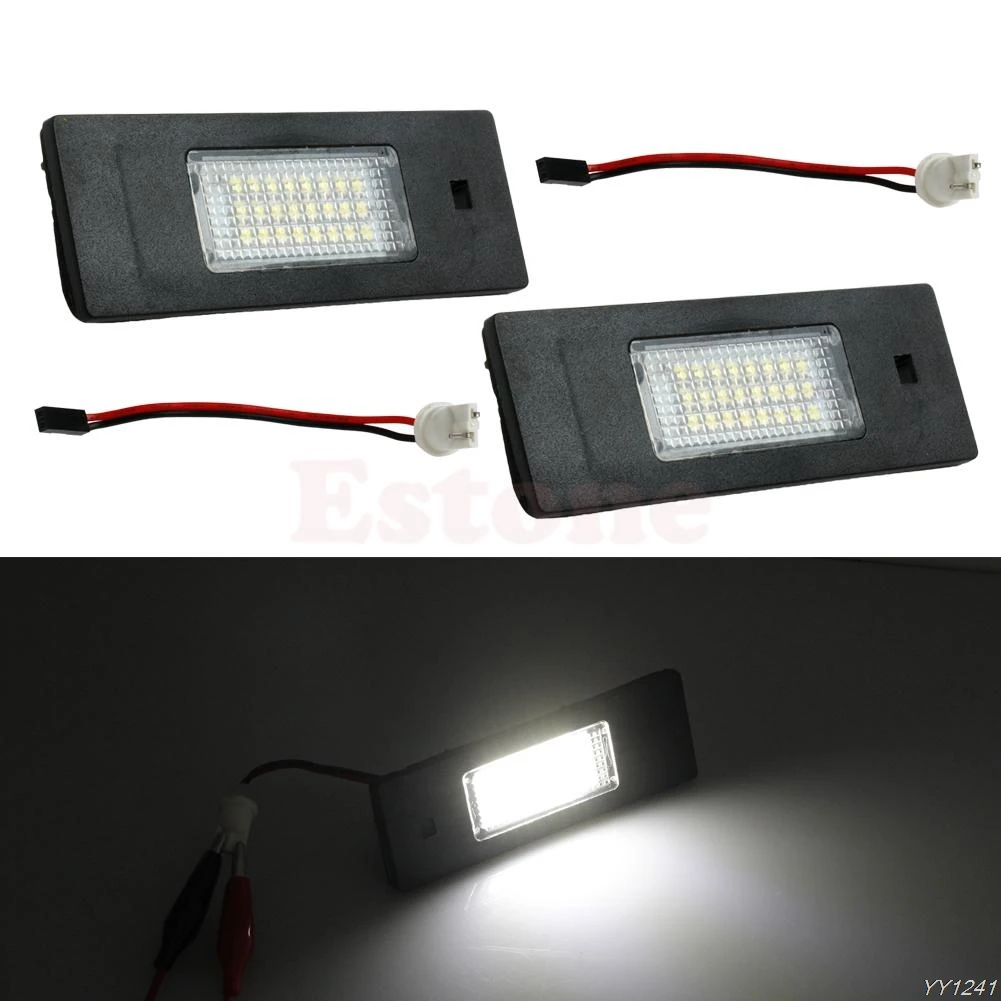 

2x 24 LED For BMW Z4 E63 E64 E81 E85 E87 650i M6 Error Free Plate Light Car Light Source 2019 New