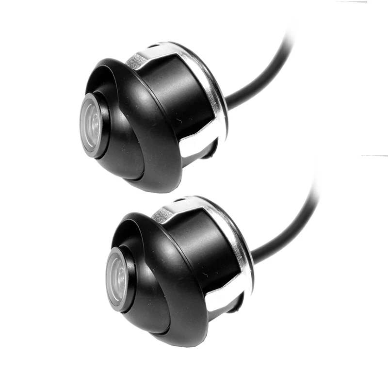  2 Pieces CCD HD 360 degree Ratote car rear view camera Front side view camera left right view blind