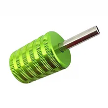 2 шт. зеленый тонкий татуировки ручки 30 мм легкий алюминиевый сплав татуировки ручки трубы для татуировки пулемет