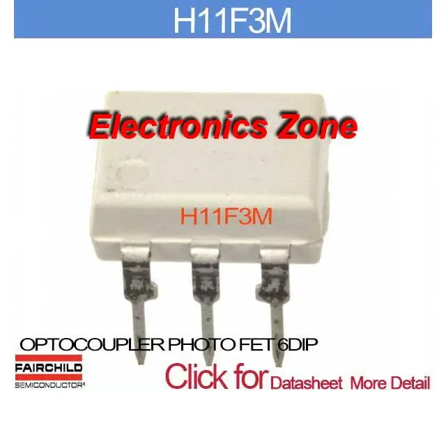 H11F3M OPTOCOUPLER PHOTO FET 6DIP H11F3Mphoto specificationfet