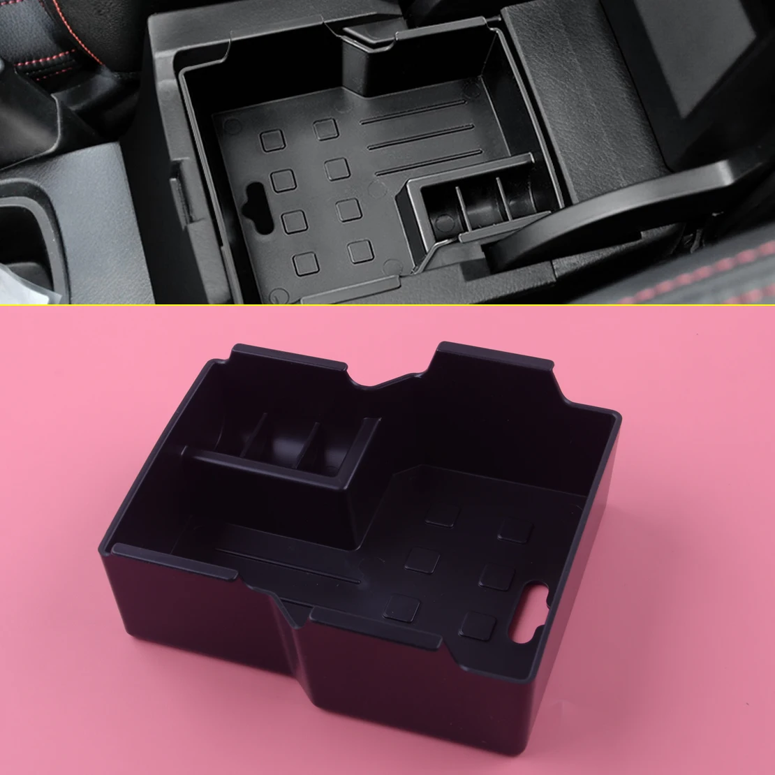 

DWCX Car Interior Armrest Organizer Storage Box Fit for Suzuki Vitara Escudo 2016 2017 2018