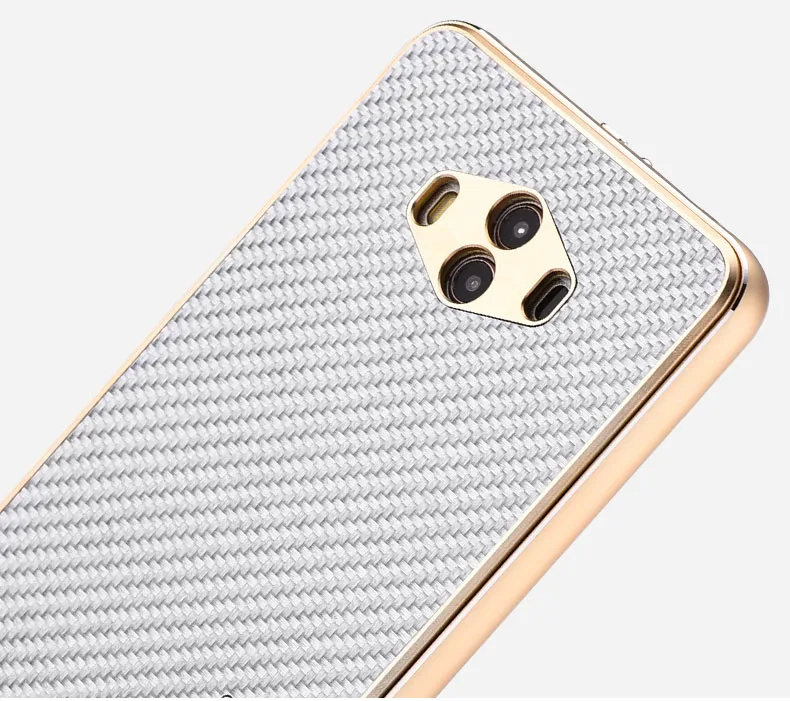 iMatch Luxury Aluminum Metal Bumper Carbon Fiber Back Cover Case for Huawei Mate 10