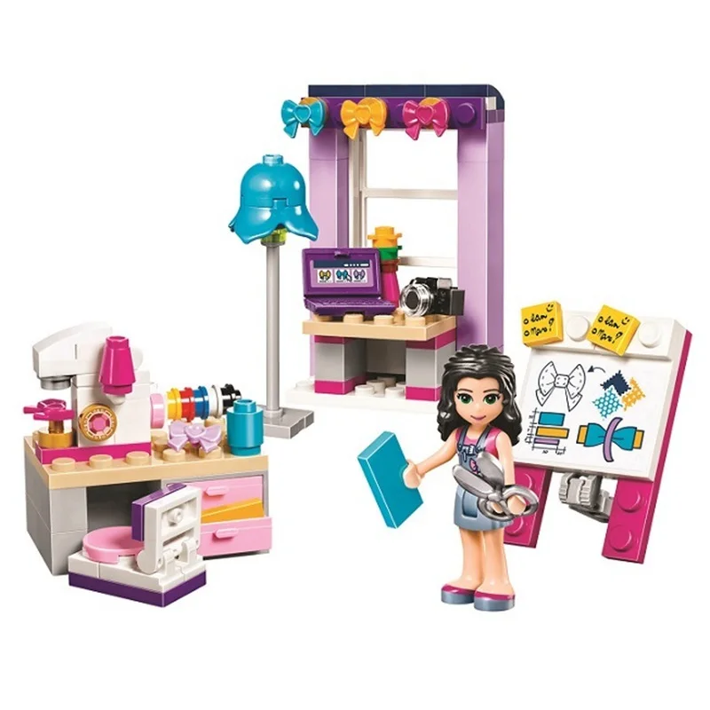 

Good Friends Emma's Creative Workshop Sewing Machine Building Blocks Bricks Toys for Girls Compatible with Legoingly