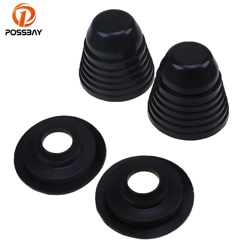 POSSBAY 2Pcs LED Headlight HID Light Bulb Dustproof Dust Cover Seal Cap Waterproof Sealing