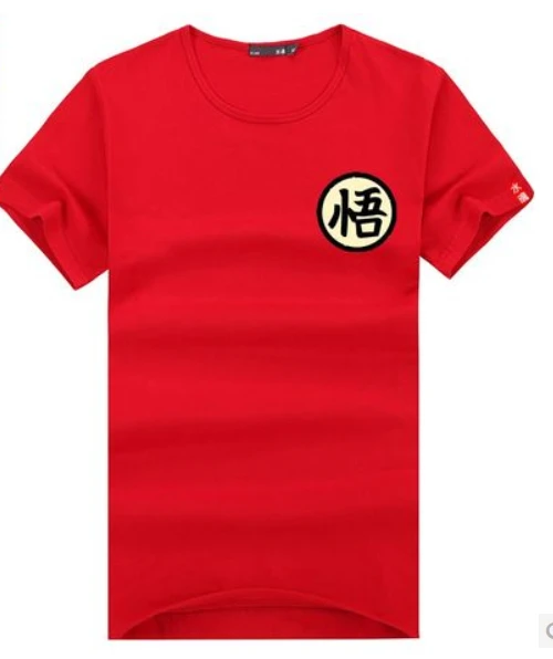Воды футболка хлопка с коротким рукавом Dragon Ball Гоку Haiyan карнавальный костюм Solomid 'Укун футболка