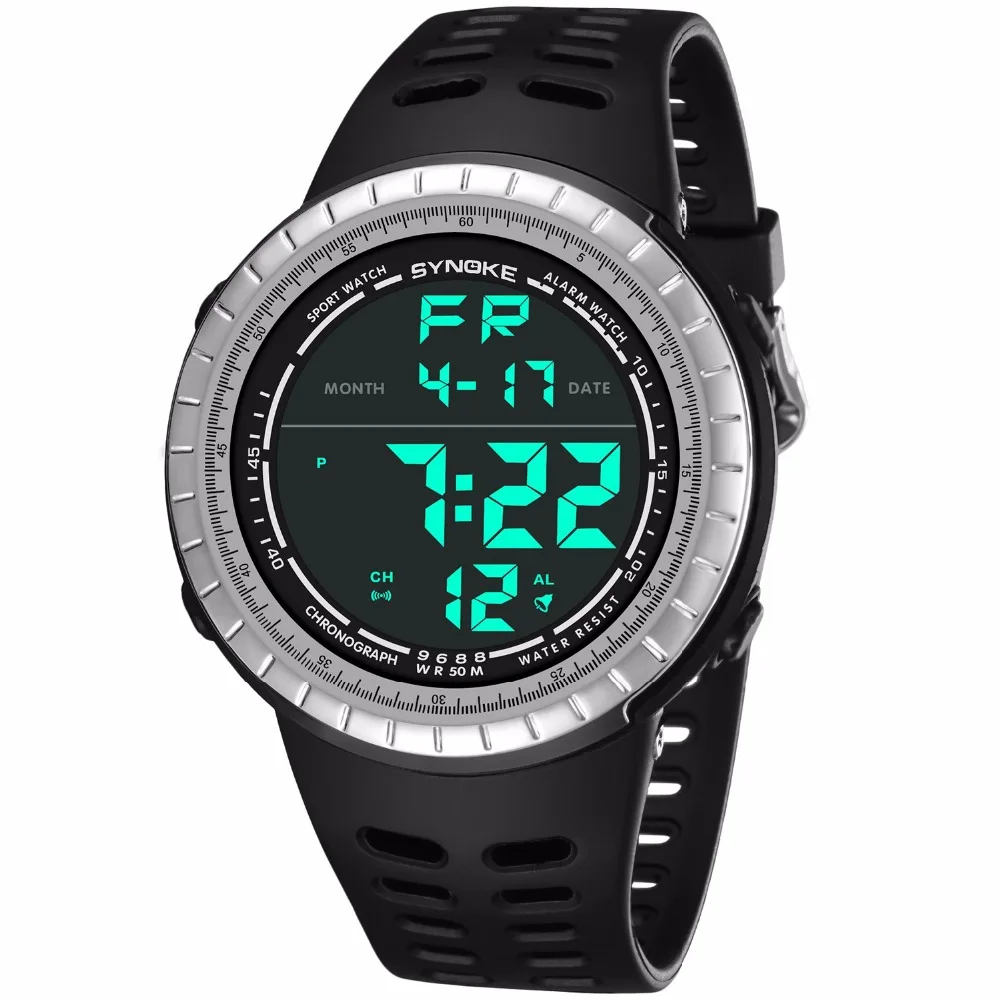 Relogio Masculino Men Watch LED Military Waterproof Digital Wrist Watch Sports Electronics Watches Male Clock With Box Horloges