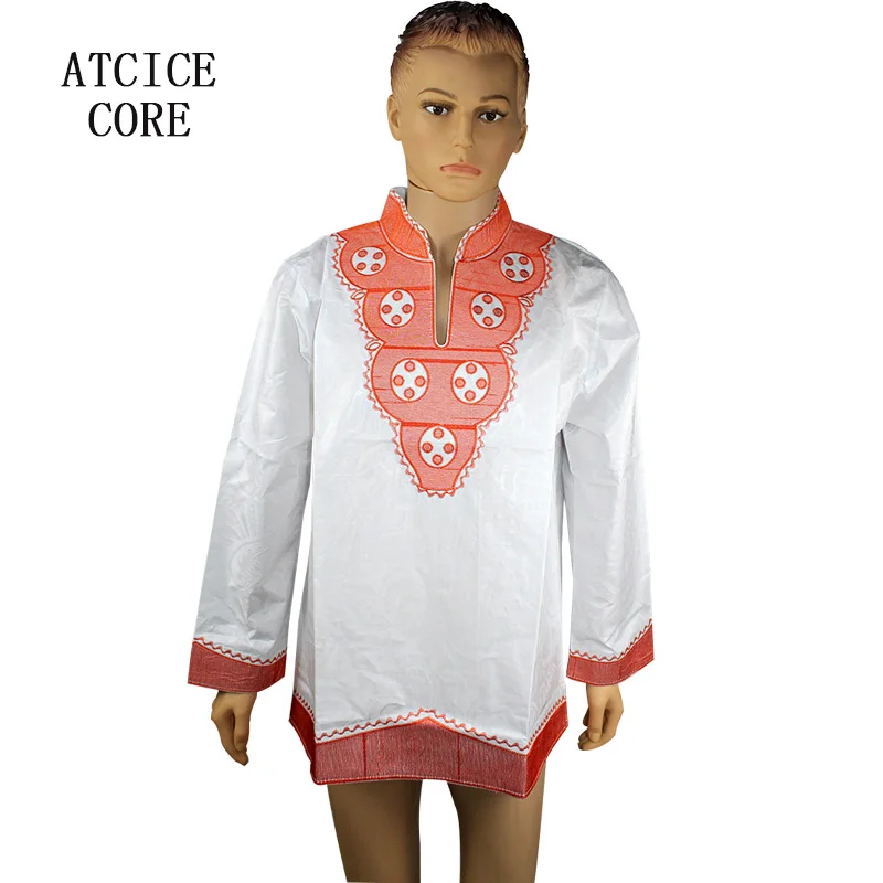 

african bazin riche embroidery man shirt long sleeve LZ58#