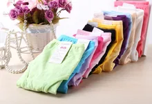 2016 New 3pcs/lot Cotton Intimates Candy Color Panties Briefs High Quality Women Underwear Plus Size M-XXL Free Shipping