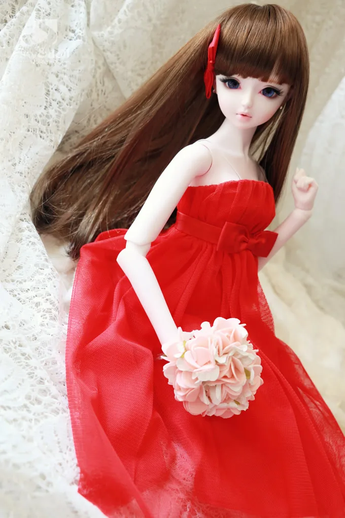 Горячая SD BJD кукла аксессуары модная красивая одежда платье 1/3 1/4 BJD платье