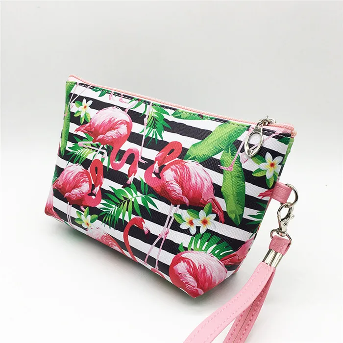 New Cute Flamingos Bird Cat Pencilcase Pencil Bag Cosmetic Bags Fashion Handbags For Makeup Storage Change Holder Coin Wallets (13)