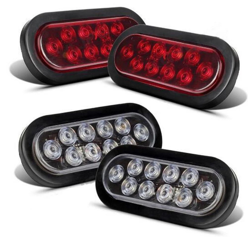 4pc 12v Led Side Marker Blinker Lights For Trailer Trucks Piranha