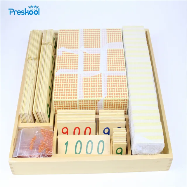 US $86.39 Baby Toy Montessori Wood Bank Game Math Early Childhood Education Preschool Training Kids Toys Brin