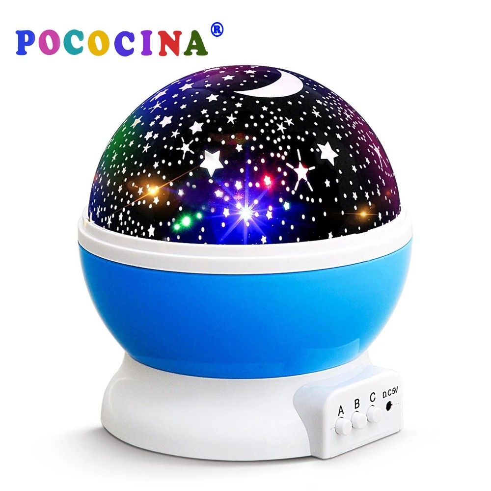 

Led Stars Starry Sky Night Light LED Projector Night Lamp Battery USB Charging Romantic Starlight Light For Bedroom Decorations