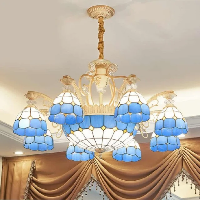 Us 195 0 Tiffany Style Modern Luxury Led Chandelier Remote Control Res Ceiling Crystal Chandeliers Lighting For Living Room In Us 195 0 Tiffany Style Modern Luxury Led Chandelier Remote Control Res Ceiling Crystal Chandeliers Lighting For Living Room In