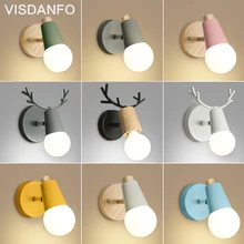 visdanfo Nordic Творческая Личность Простые Светодиодные Настенные Светильники Гостиная Спальня