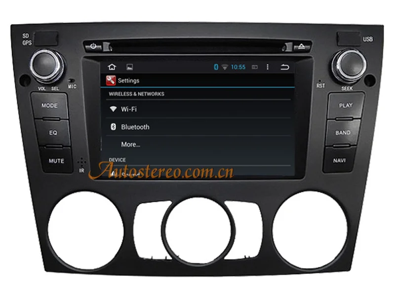 7 дюймов 4 ядра Android 5,1 автомобильный gps DVD видео мультимедиа плеер для BMW 3 серии E90/E91/E92/E93 2005-2012