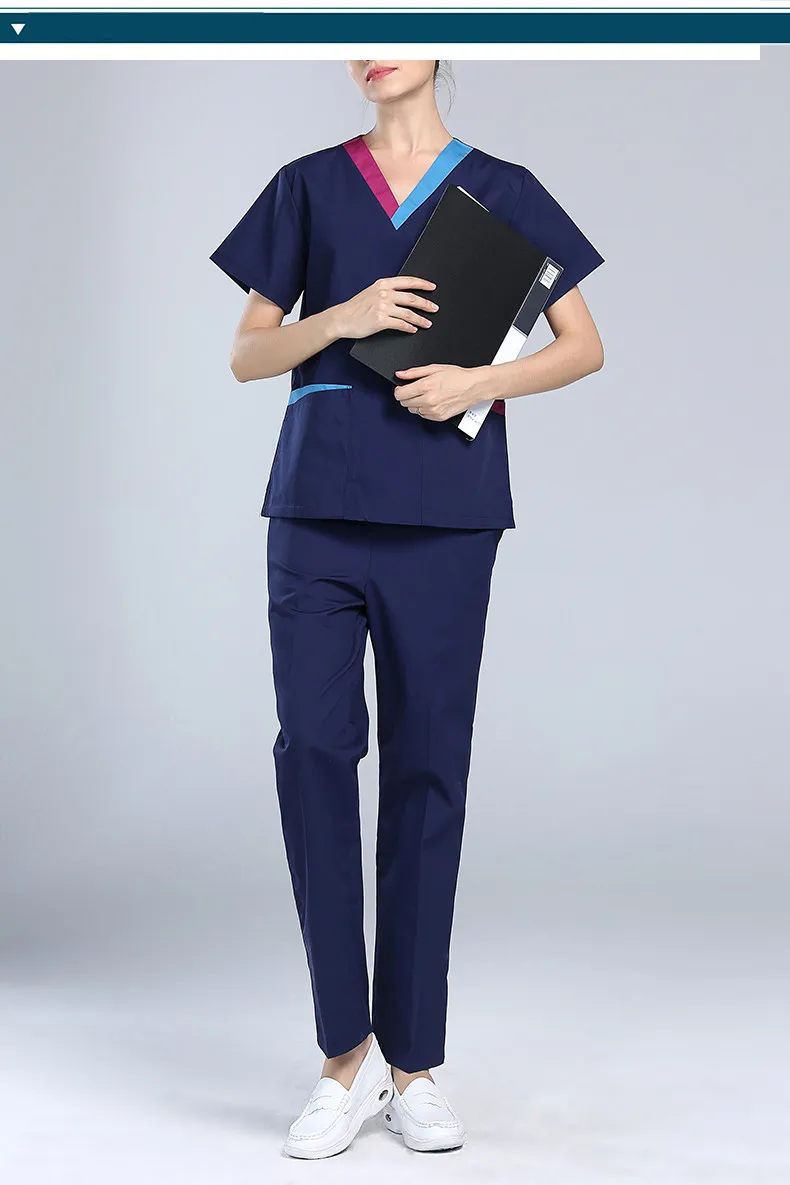Meidcal скраб костюм хирургическая одежда, больница врач-медсестра Isoiation форма лаборатории комплекты одежды